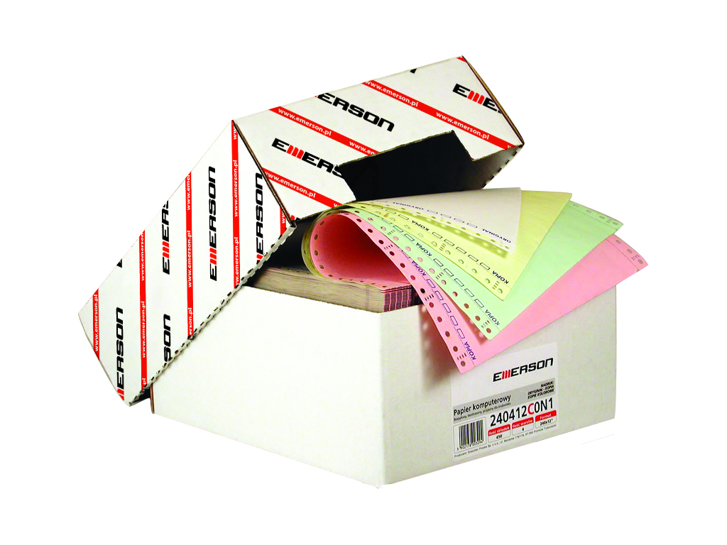 Papier komputerowy Emerson 240x12x4 kolor